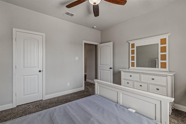 1596 Mannheim Dr, Rockwall, TX 75032 - carpeted bedroom featuring baseboards, ceiling fan, and visible vents