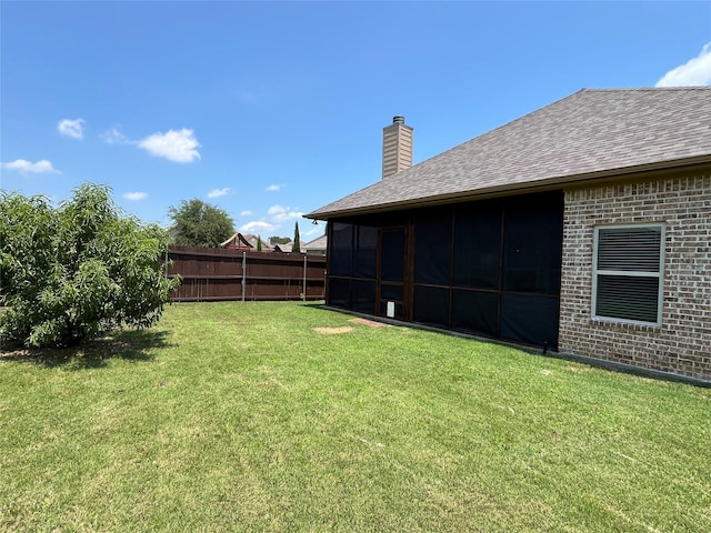 4315 Logan Cir, Granbury, TX 76049 - view of yard featuring a sunroom