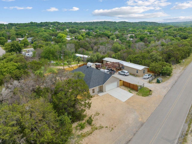 2685 Thompson Rd, Weatherford, TX 76087 - view of subject property with a heavily wooded area