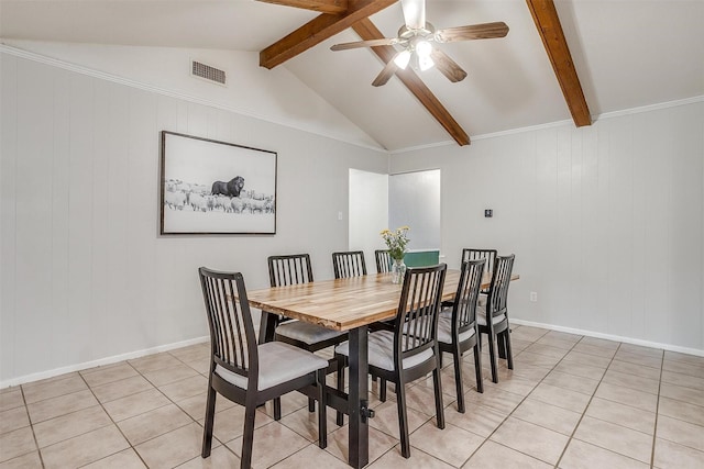 136 NW Suzanne Ter, Burleson, TX 76028 - dining space with light tile patterned floors and a ceiling fan