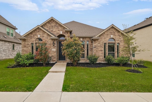 1125 Overton St, Frisco, TX 75036 - view of front of property with a front yard and brick siding