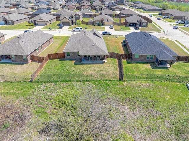 aerial perspective of suburban area