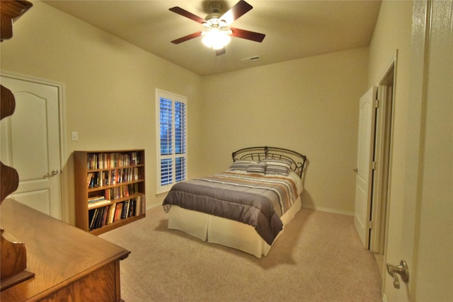 13111 Saint Orlin Way, Talty, TX 75126 - bedroom with carpet flooring, baseboards, and ceiling fan
