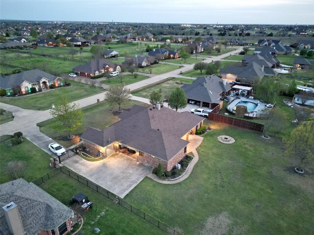 13111 Saint Orlin Way, Talty, TX 75126 - aerial view of property and surrounding area with nearby suburban area