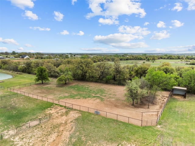 2017 Antler Loop, Poolville, TX 76487 - view of yard featuring fence and a rural view