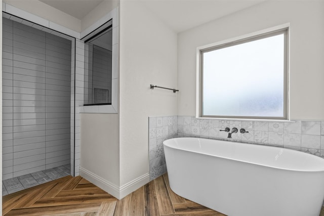 2017 Antler Loop, Poolville, TX 76487 - full bathroom with tile walls and a soaking tub