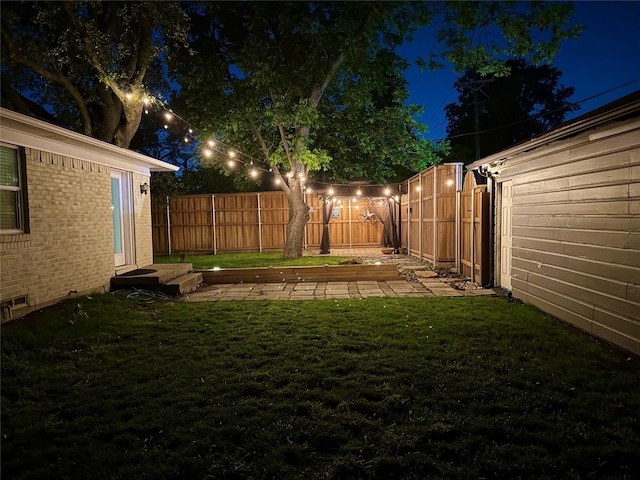 10388 Sandra Lynn Dr, Dallas, TX 75228 - view of yard at twilight