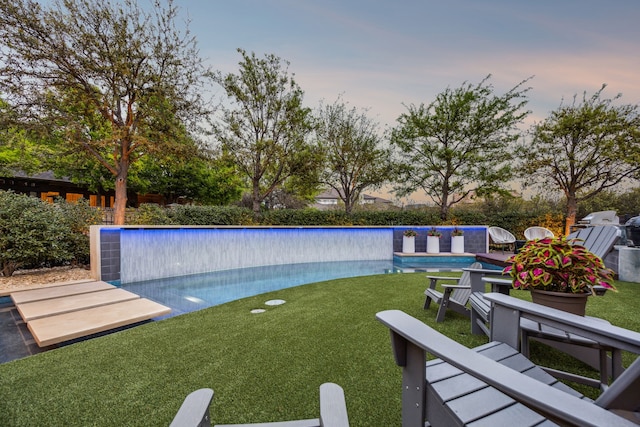 view of pool