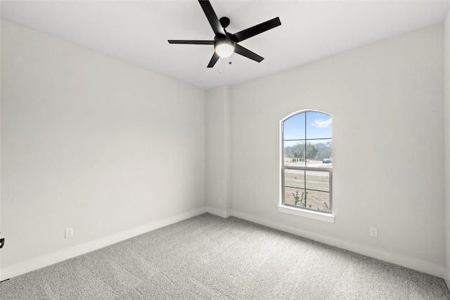 160 Waterview Dr, Gunter, TX 75058 - unfurnished room featuring baseboards, carpet, and a ceiling fan