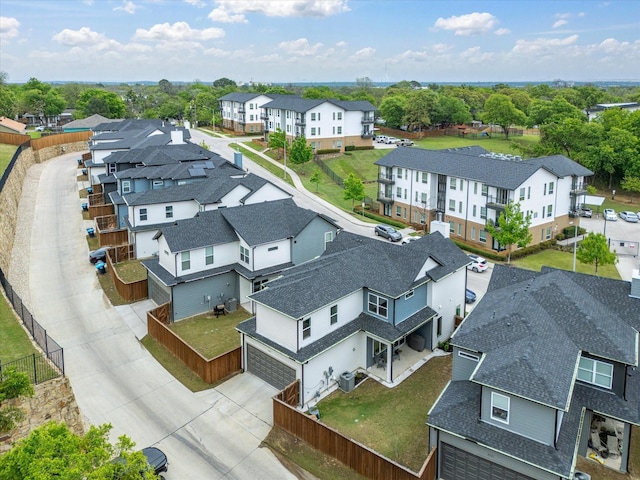 bird's eye view featuring a residential view