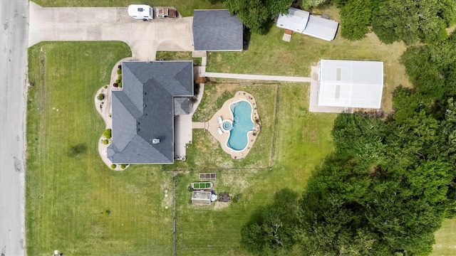 drone / aerial view