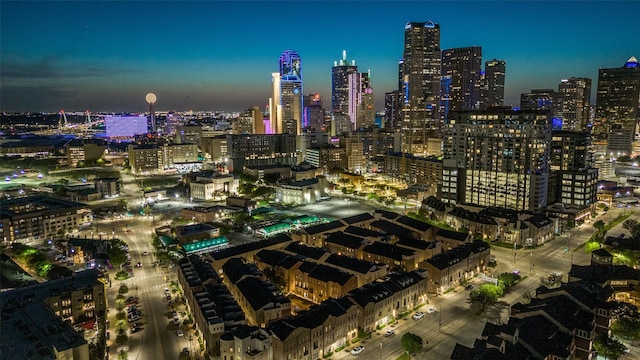 2110 Helsminster Dr, Dallas, TX 75201 - city view featuring a view of city lights