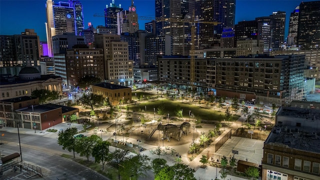 2110 Helsminster Dr, Dallas, TX 75201 - city view featuring a view of city lights