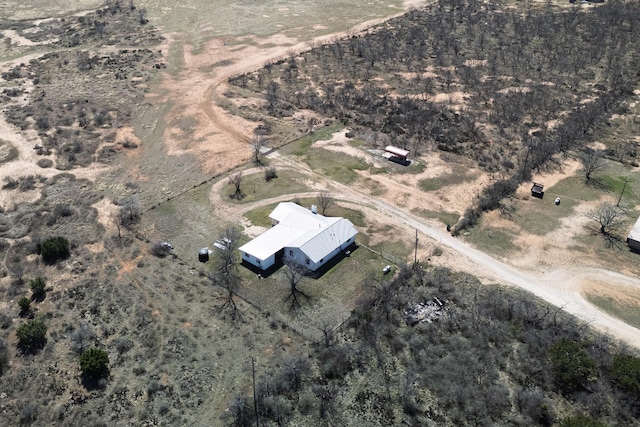 909 Crockett St, Santa Anna, TX 76878 - birds eye view of property with a rural view