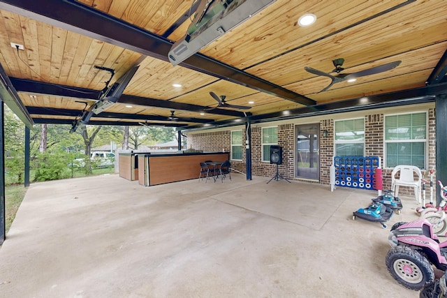 510 Springtime Dr, Cedar Hill, TX 75104 - view of patio with a ceiling fan