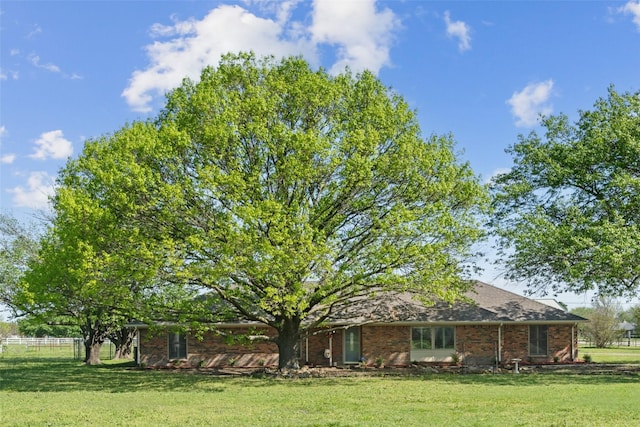 5111 Cimmaron Cir, Parker, TX 75002 - view of front of house featuring a front lawn and brick siding