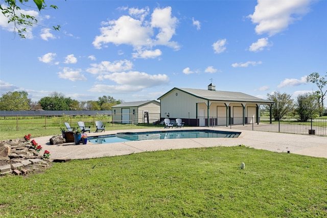 5111 Cimmaron Cir, Parker, TX 75002 - view of swimming pool with an outdoor structure