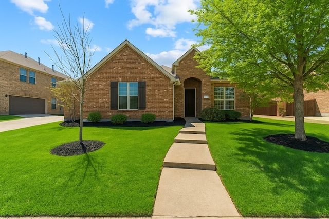 971 Abbott Ln, Allen, TX 75013 - traditional-style house with brick siding