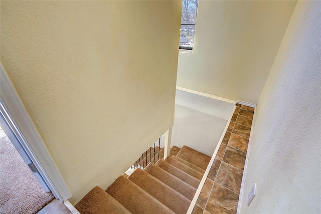 view of stairs
