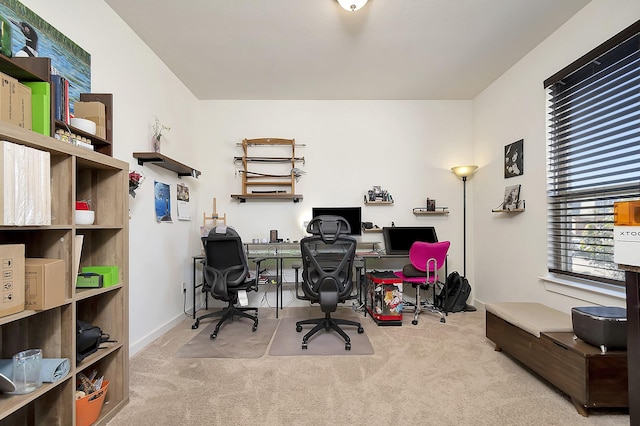 7632 Parkview Dr, Watauga, TX 76148 - carpeted office space featuring baseboards