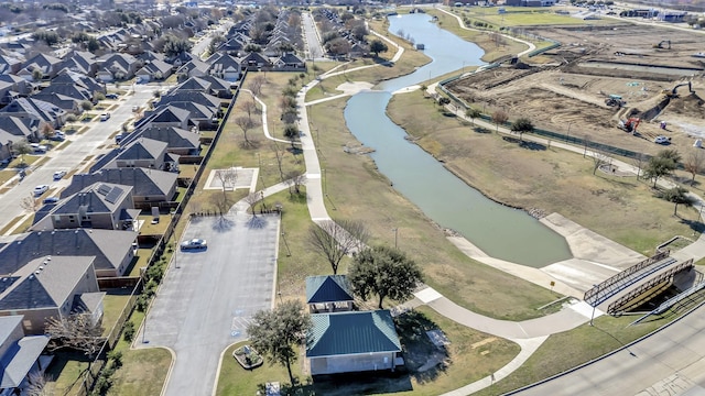 7632 Parkview Dr, Watauga, TX 76148 - aerial overview of property's location featuring a large body of water and nearby suburban area