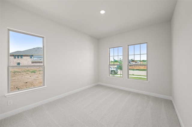 2413 Rams Horn, Waxahachie, TX 75167 - carpeted empty room with baseboards and recessed lighting