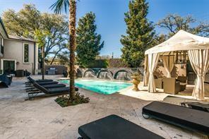 outdoor pool featuring a patio, a gazebo, and a fenced backyard