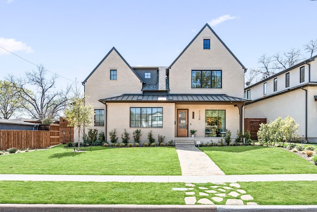 7158 Pasadena Ave, Dallas, TX 75214 - view of front facade with a standing seam roof