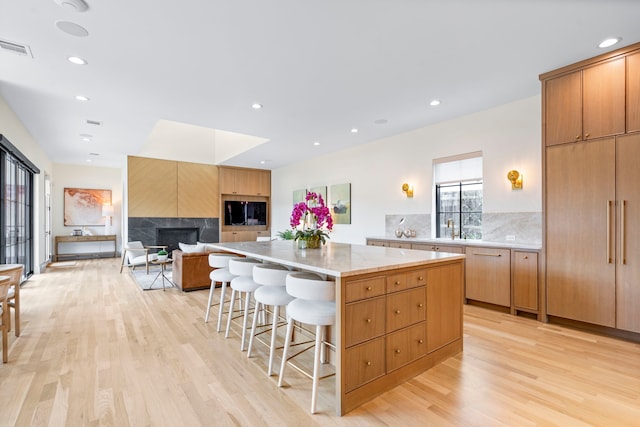 7158 Pasadena Ave, Dallas, TX 75214 - dining area featuring baseboards, recessed lighting, and parquet floors