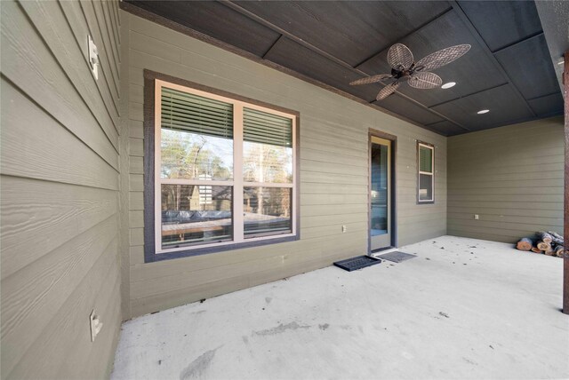 12908 County Road 463, Tyler, TX 75706 - view of patio / terrace with ceiling fan