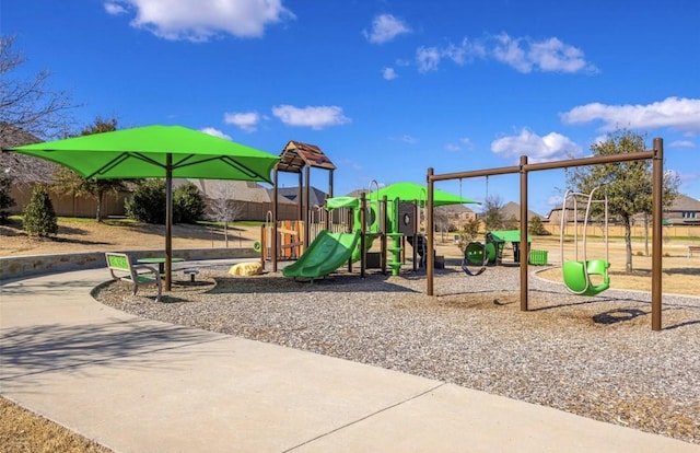 view of community playground