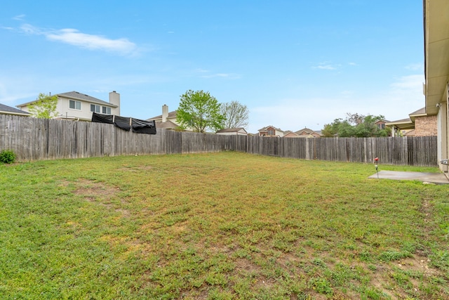 5013 Royal Burgess Dr, Fort Worth, TX 76135 - view of yard featuring a fenced backyard and a patio
