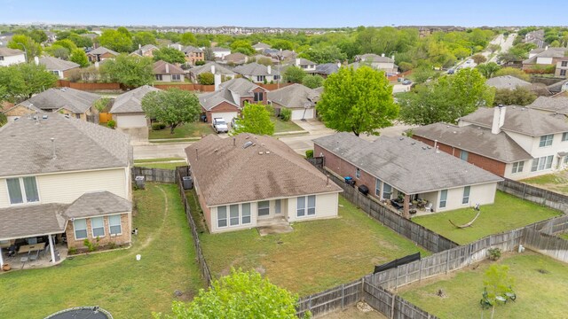 5013 Royal Burgess Dr, Fort Worth, TX 76135 - bird's eye view featuring a residential view