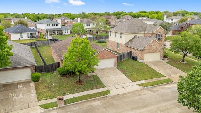 5013 Royal Burgess Dr, Fort Worth, TX 76135 - drone / aerial view with a residential view