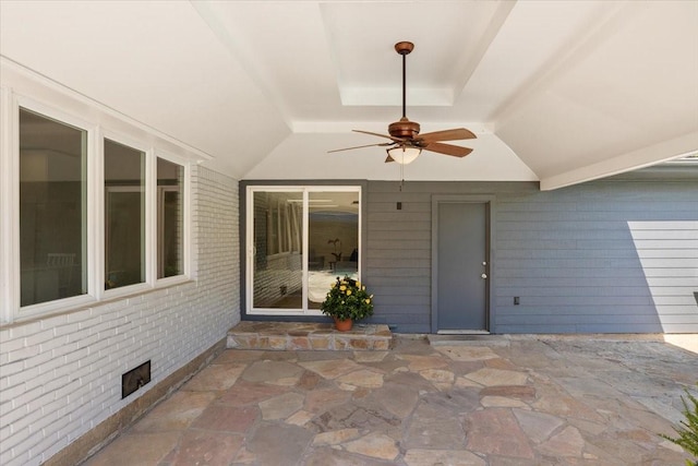 3848 S Drive, Fort Worth, TX 76109 - view of patio / terrace featuring ceiling fan