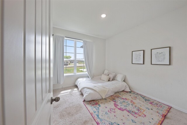 5017 Freestone Dr, Weatherford, TX 76085 - carpeted bedroom featuring recessed lighting and baseboards