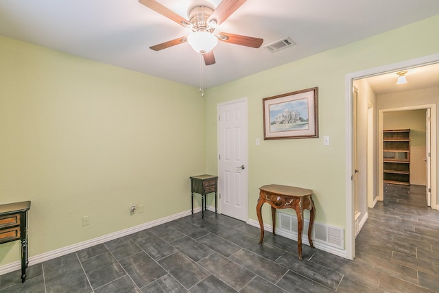 7820 Prairie Dr, Watauga, TX 76148 - bedroom with baseboards and a ceiling fan