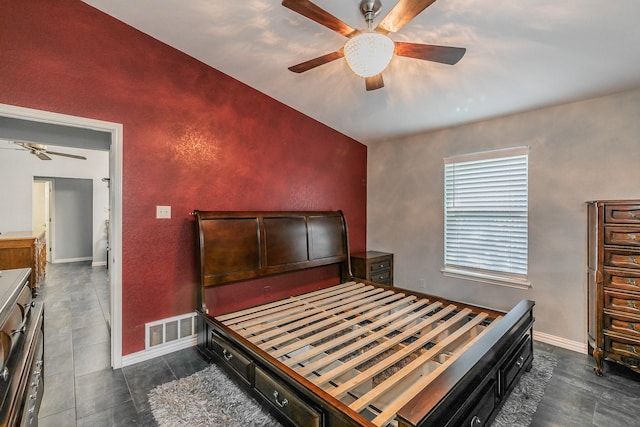 7820 Prairie Dr, Watauga, TX 76148 - bedroom with baseboards and a ceiling fan