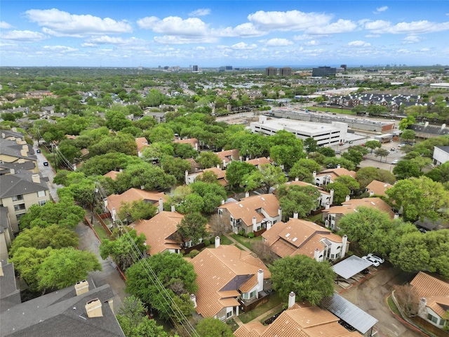 drone / aerial view featuring a residential view