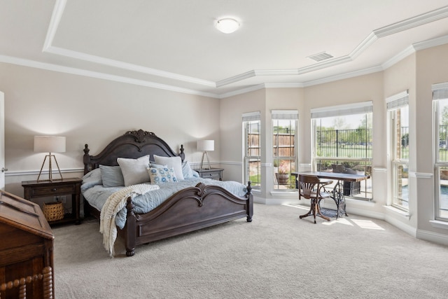 619 Southwestern Dr, Rockwall, TX 75087 - bedroom featuring carpet and ornamental molding