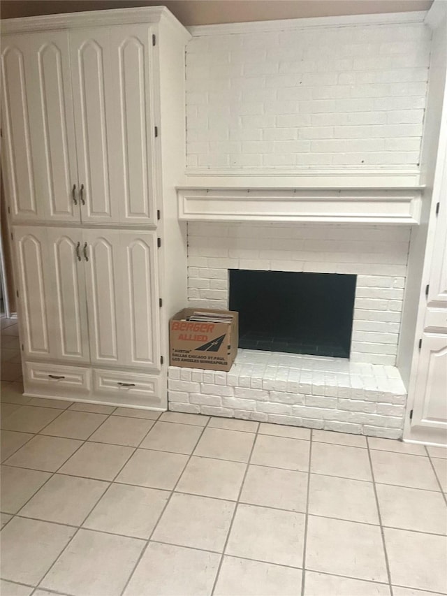 details with a fireplace