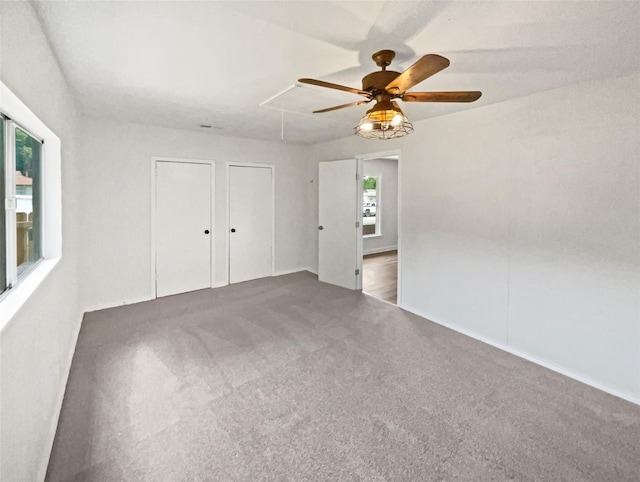 1209 Sylvan Dr, Garland, TX 75040 - carpeted spare room with attic access and ceiling fan