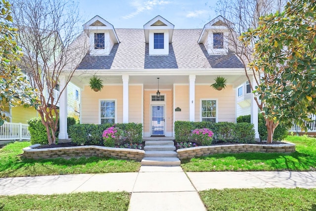 1236 Spanish Moss Dr, Savannah, TX 76227 - view of front of home featuring a porch and a shingled roof