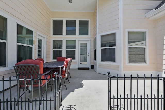 1236 Spanish Moss Dr, Savannah, TX 76227 - view of patio featuring fence and outdoor dining area