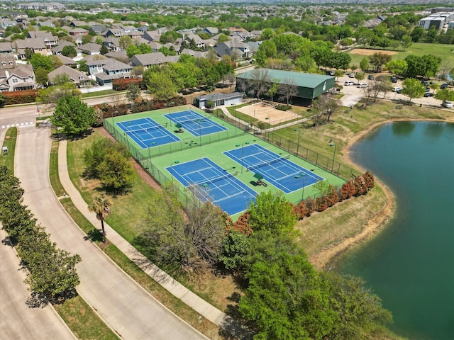 1236 Spanish Moss Dr, Savannah, TX 76227 - aerial view of a large body of water