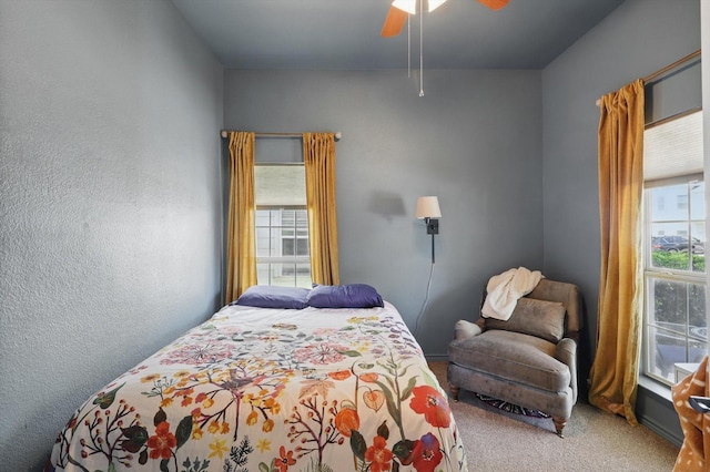1236 Spanish Moss Dr, Savannah, TX 76227 - bedroom with carpet floors and ceiling fan