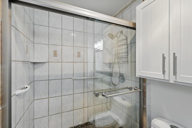 1119 Mockingbird Dr, Grapevine, TX 76051 - bathroom featuring toilet and a stall shower