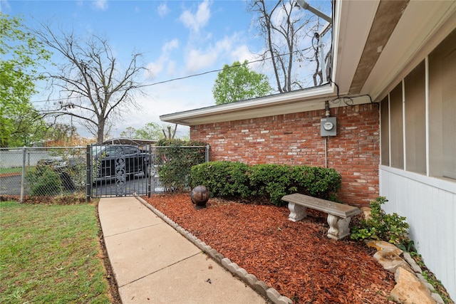 2107 Elizabeth Dr, Brownwood, TX 76801 - view of yard with fence and a gate