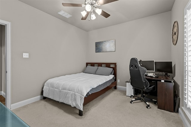 429 S Hampton Ct, Lewisville, TX 75056 - bedroom featuring visible vents, baseboards, and carpet flooring