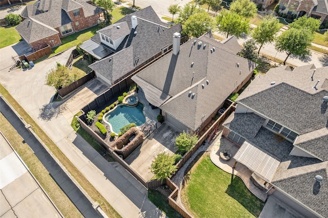 429 S Hampton Ct, Lewisville, TX 75056 - drone / aerial view with a residential view